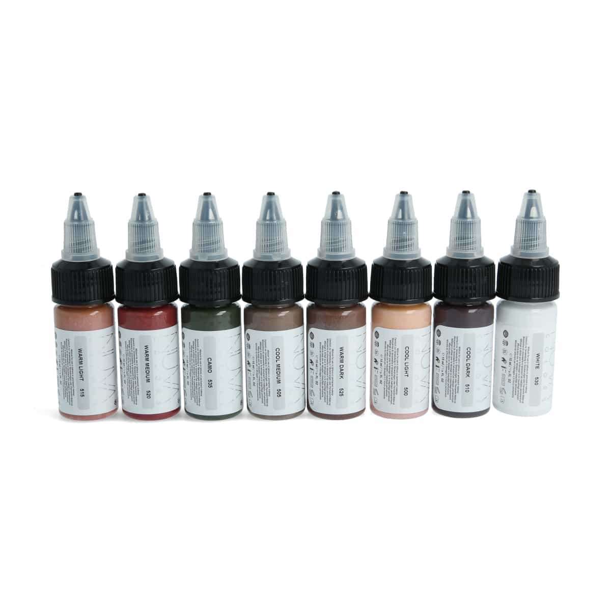Nuva Colors - PMU Pigment - SCAR COLLECTION Set - 8 x 15 ml | Nuva ...