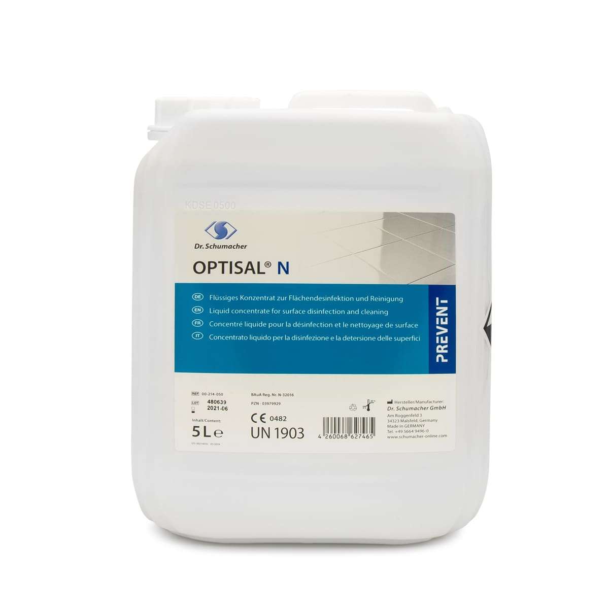 Dr. Schumacher Optisal N Flüssiges Konzentrat zur Flächendesinfektion